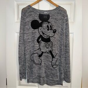 Disney Gray Mickey Mouse Top